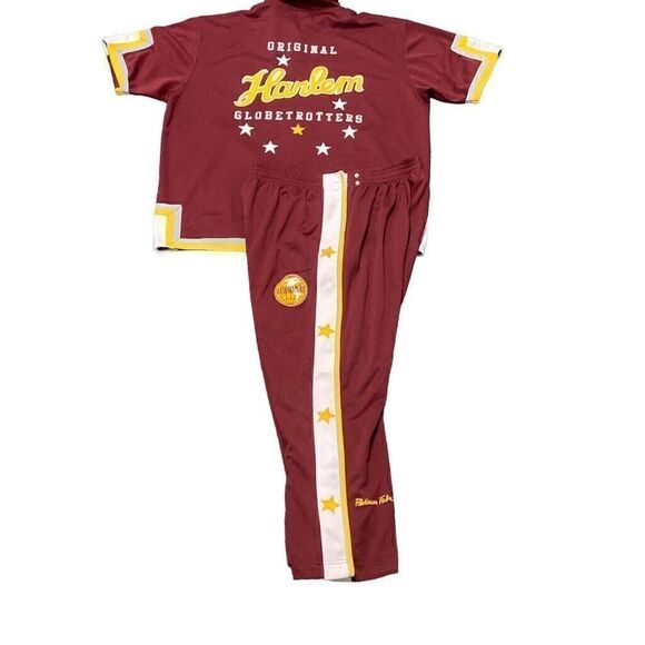 Vintage Platinum FUBU Harlem Globetrotters Warmup Basketball Tracksuit 2XL - Picture 2 of 16